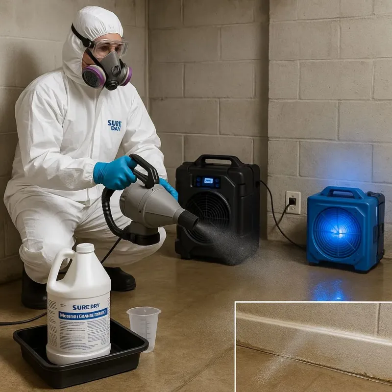 Sanitization and Odor Removal process in Simpsonville, KY